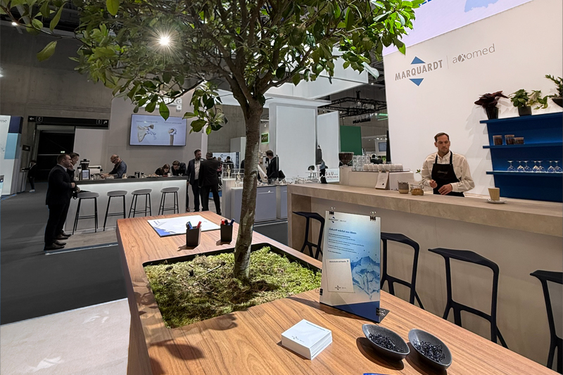 Marquardt axomed Messestand Eindrücke Ausstellung Atelier Türke