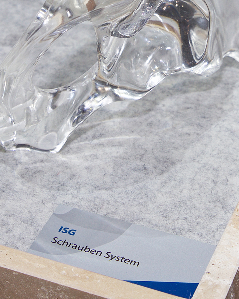 Marquardt axomed Plakette Messestand Atelier Türke